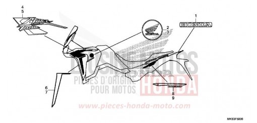 MARKE/STREIFEN (1) CRF1100DL de 2020